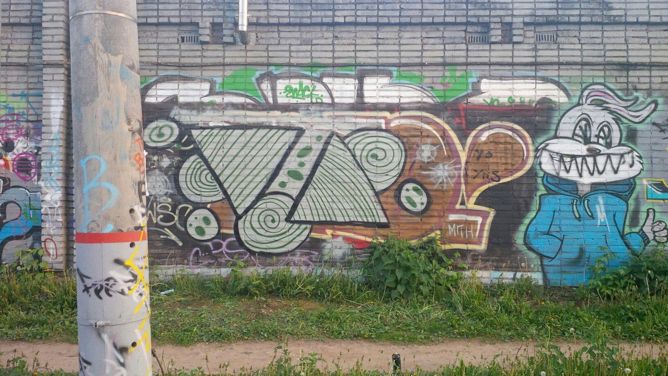 Graffiti Wall in Королёв - Photo by FunnyCatSmile