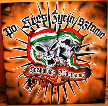 Graffiti Artwork - Photo by Furiat - canvas, Legia, Furiat (2012)