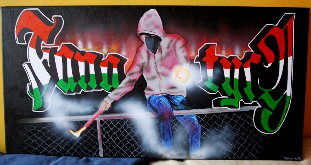 Graffiti Artwork - Photo by Furiat - Canvas, Furiat, Legia (2013)