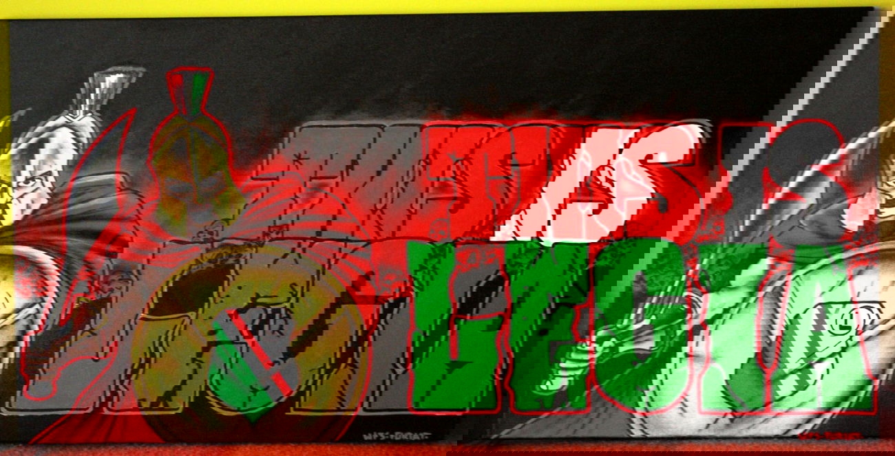 Graffiti Artwork - Photo by Furiat - Canvas, Legia, Furiat (2013)