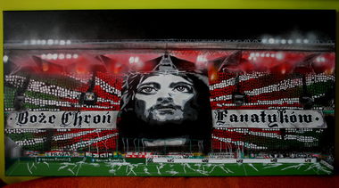 Graffiti Street Art - Photo by Furiat - God, save, fanatics (2013)