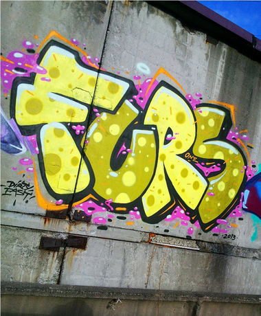 Graffiti Wall in Petropavlovsk-Kamchatsky - Photo by Furs - Furs, Graffiti, Kamchatka (2013)