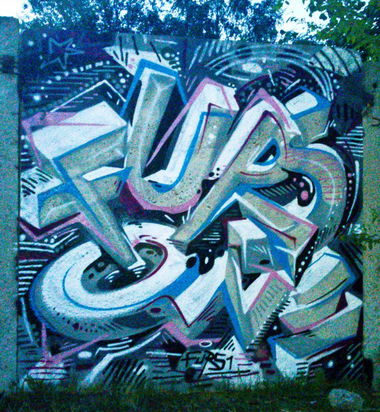 Graffiti Wall in Pyryatyn - Photo by Furs - Furs, Tesor (2013)