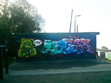 Graffiti Wall in Petropavlovsk-Kamchatsky - Photo by Furs - Furs, Kamchatka (2013)