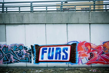 Graffiti Wall in Saint Petersburg - Photo by Furs - Furs, Snickers (2012)