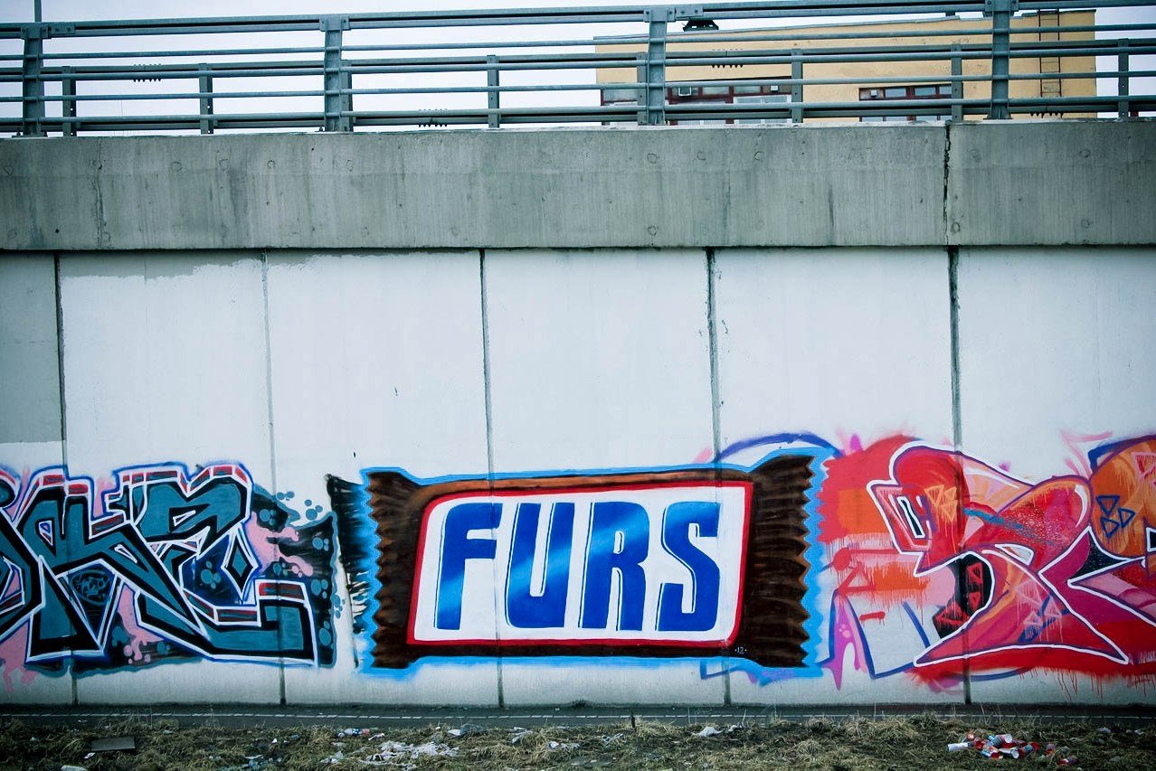 Graffiti Wall in Saint Petersburg - Photo by Furs - Furs, Snickers (2012)