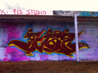 Graffiti Wall in Karlsruhe - Photo by Fuseins - fuse, karlsruhe (2014)