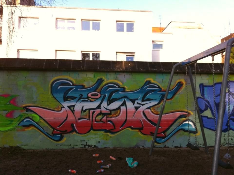 Graffiti Wall in Karlsruhe - Photo by Fuseins - Fuse, karlsruhe (2014)