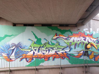 Graffiti Wall in Karlsruhe - Photo by Fuseins - fuse, karlsruhe, 2014 (2014)