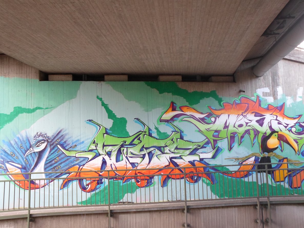 Graffiti Wall in Karlsruhe - Photo by Fuseins - fuse, karlsruhe, 2014 (2014)