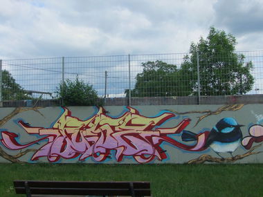 Graffiti Wall in Karlsruhe - Photo by Fuseins - karlsruhe, combo, fuse (2014)
