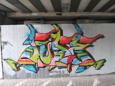 Graffiti Wall in Karlsruhe - Photo by Fuseins - fuse, karlsruhe, ettlingen (2014)