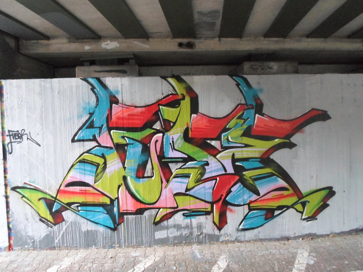 Graffiti Wall in Karlsruhe - Photo by Fuseins - fuse, karlsruhe, ettlingen (2014)
