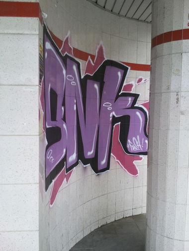 Graffiti Bombing in Sabinov - Photo by Fushie_DaFush - snk, fusher (2013)