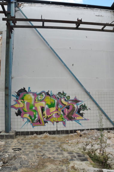 Graffiti Wall in Sabinov - Photo by Fushie_DaFush - Sycker, Fusher, snk (2012)
