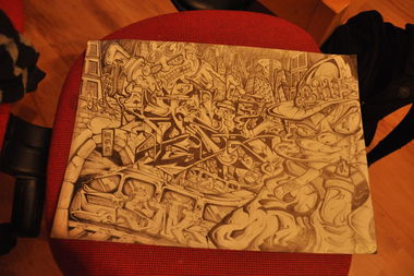 Graffiti Sketch - Photo by Fushie_DaFush - fusher, snk (2012)