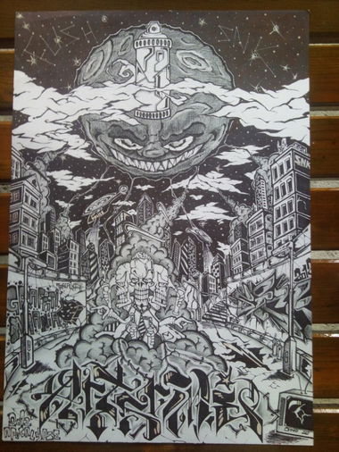 Graffiti Artwork - Photo by Fushie_DaFush - Fusher, apocalypse2012, snk (2012)