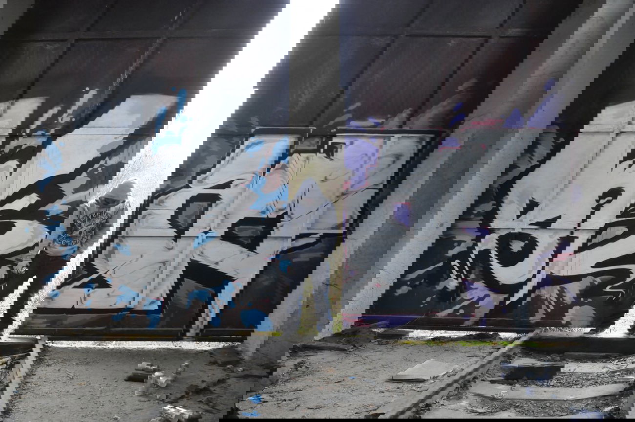 Graffiti Wall in Sabinov - Photo by Fushie_DaFush - snk, acf, fusher (2013)