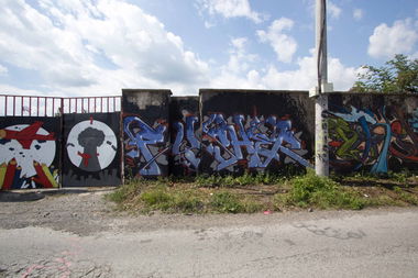 Graffiti Wall - Photo by Fushie_DaFush - Fusher, snk, acf (2013)