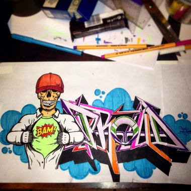 Graffiti Sketch - Photo by Fusion76