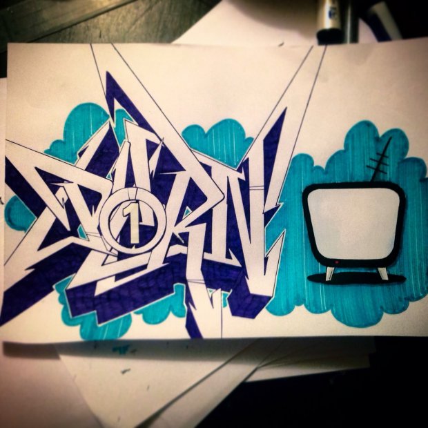 Graffiti Sketch - Photo by Fusion76