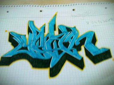Graffiti Sketch - Photo by Fusion76