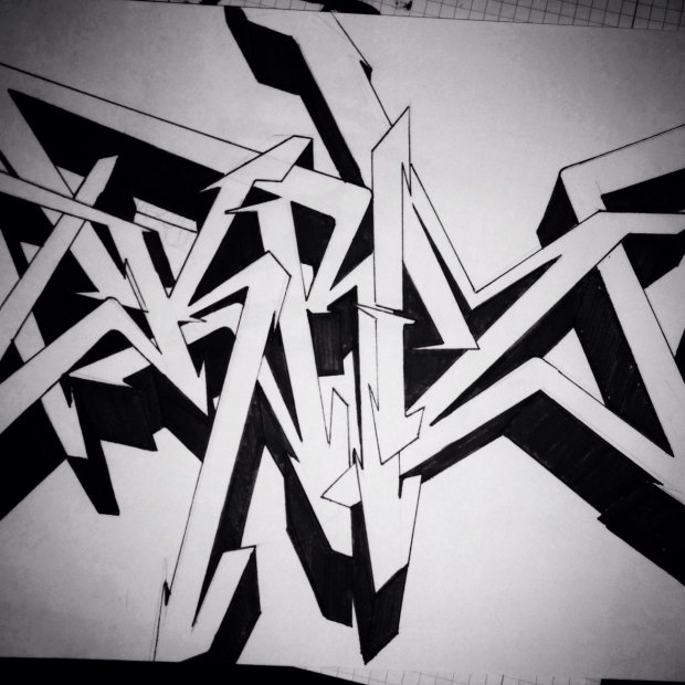 Graffiti Sketch - Photo by Fusion76