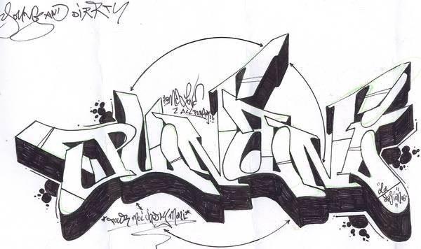 Graffiti Sketch - Photo by Fusion76