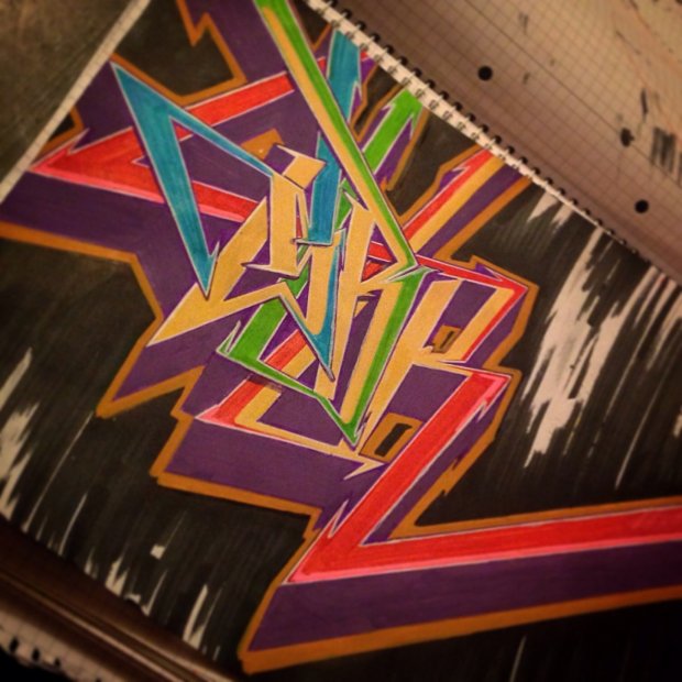 Graffiti Sketch - Photo by Fusion76
