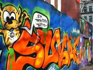 Graffiti Wall - Photo by Fusseloner - sucre, kaser, epb