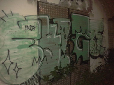 Graffiti Bombing in Hamburg - Photo by Fusseloner - ezay, zonk, 1973