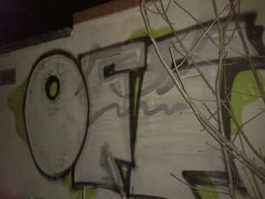 Graffiti Bombing in Kassel - Photo by Fusseloner - off, zoom