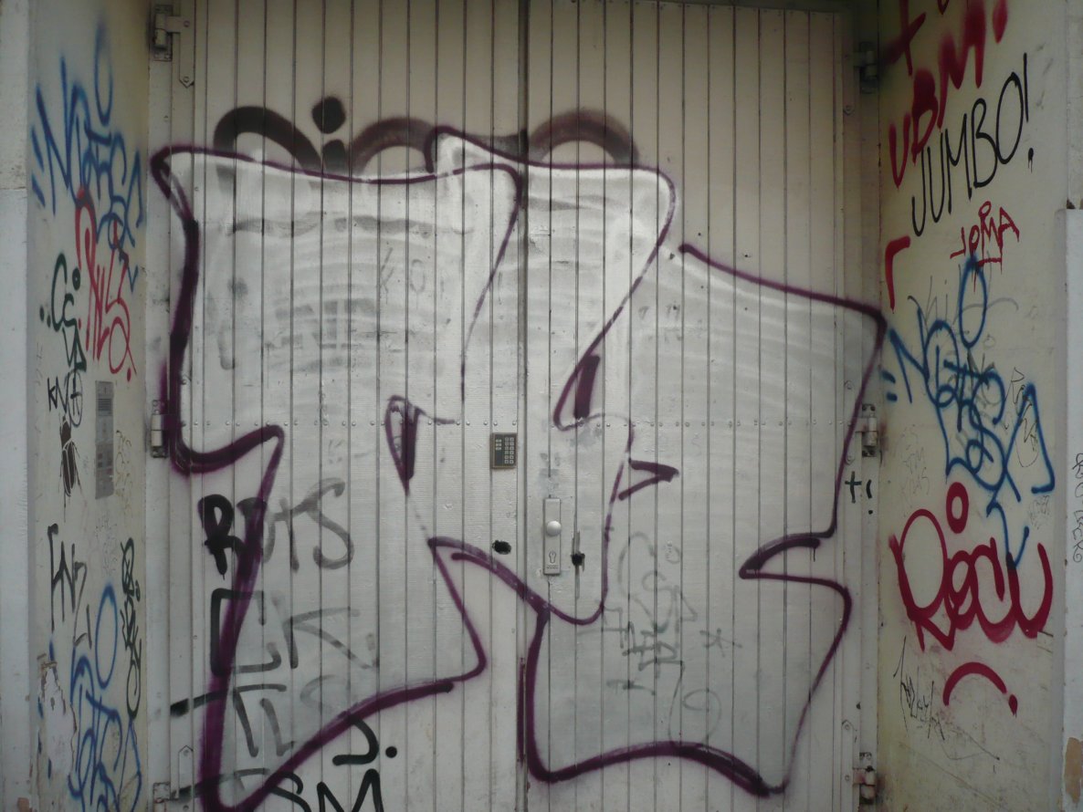 Graffiti Bombing - Photo by Fusseloner - tls