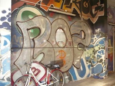 Graffiti Bombing in Berlin - Photo by Fusseloner - roza, rozer, tls