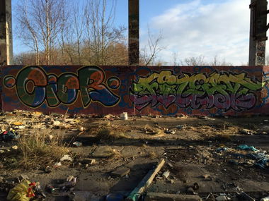 Graffiti Wall in Rostock  - Photo by Future - Cior, /, Fight (2015)