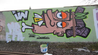 Graffiti Wall - Photo by Fuzoner