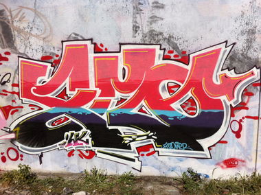 Graffiti Wall - Photo by Fuzoner - MOST, BLUNTED, FUZO (2014)