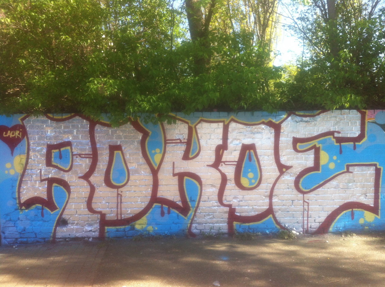 Graffiti Wall - Photo by G0Tt - rokoe, chrome