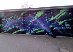 Graffiti Wall - Photo by G0Tt - sucker, sucka, universe