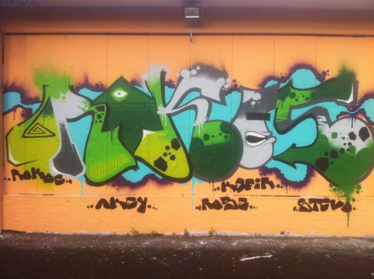Graffiti Wall - Photo by G0Tt - rokoe, kefir, stevo