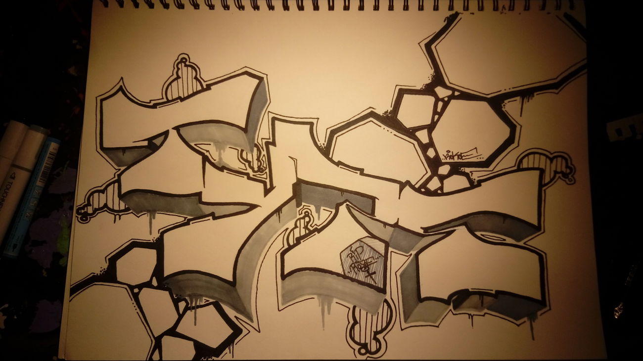 Graffiti Sketch - Photo by G0Tt - type, Battle