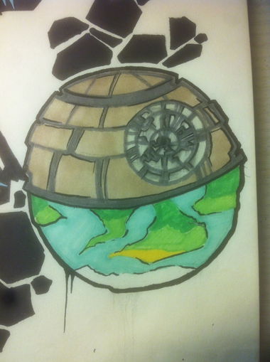 Graffiti Sketch - Photo by G0Tt - rokoe, nwo, imperator