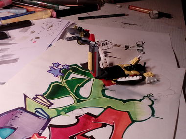 Graffiti Wall - Photo by G0Tt - nessie, the, monster