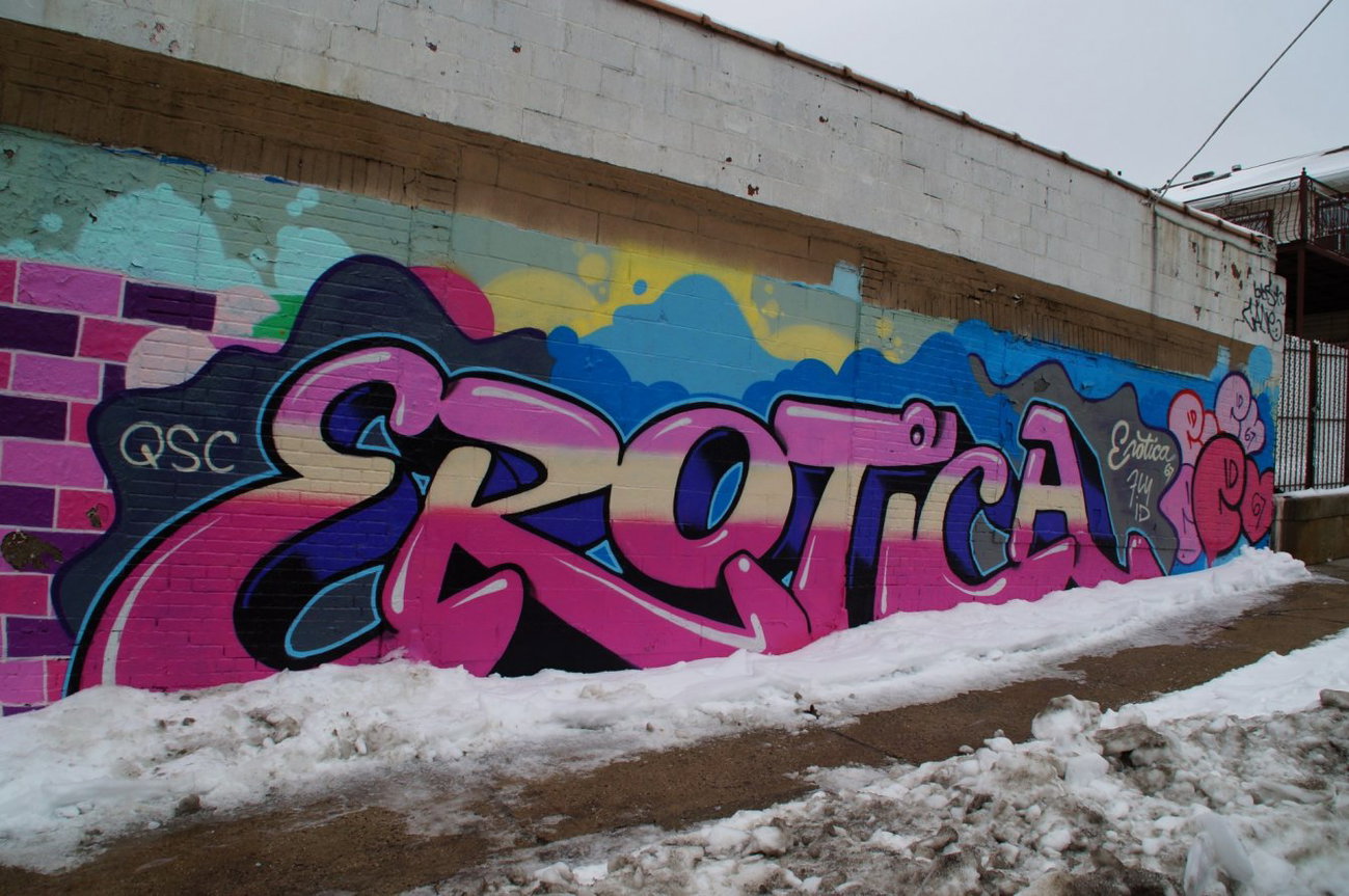 Graffiti Wall - Photo by GBBI - erotica, new, york