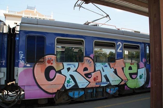 Graffiti Train - Photo by GBBI - create (2010)