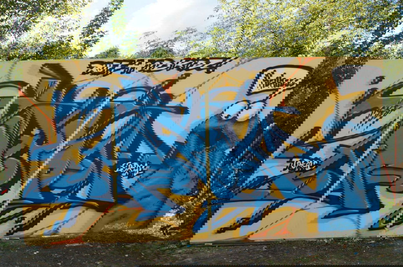 Graffiti Wall - Photo by GBBI - kerok, rhk, berlin