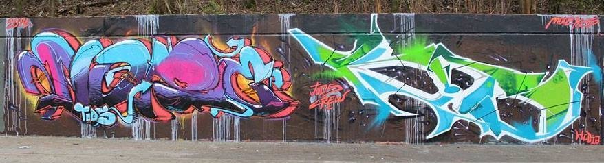 Graffiti Wall - Photo by GBBI - more, kiss, tods
