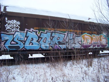 Graffiti Train - Photo by GBBI - sbore, dns (2011)
