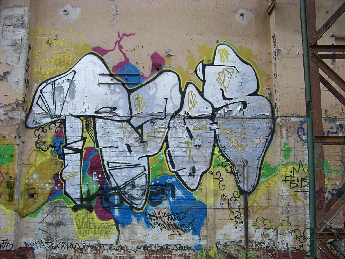 Graffiti Wall - Photo by GBBI - tags, fb, bmk