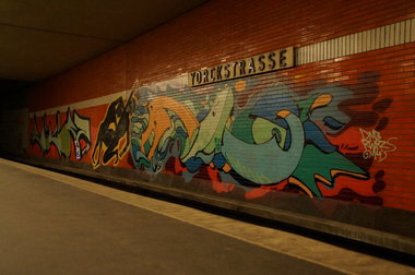 Graffiti Wall - Photo by GBBI - dnb, berlin, ubahn (2014)